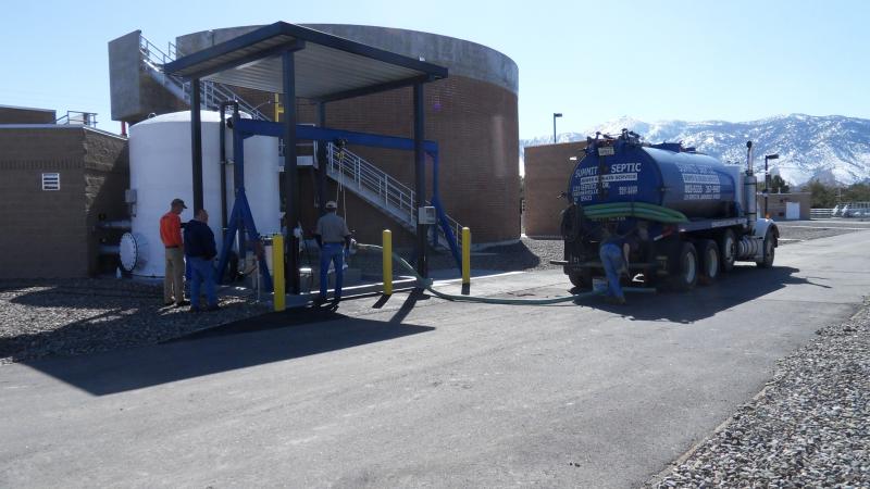Grease Hauler Unloading